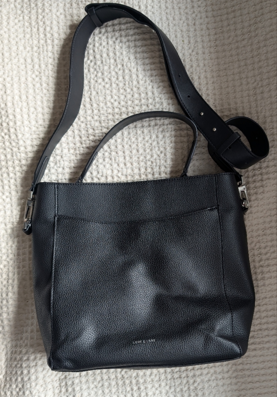 Love & Lore Vegan Pebbled Leather Shoulder Bag